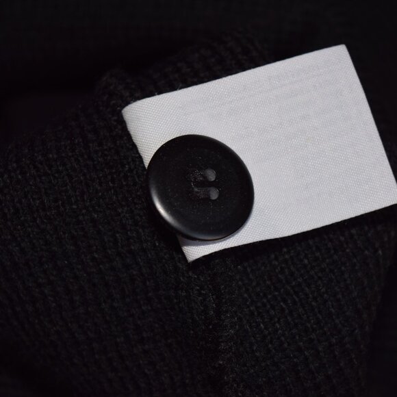 MILITARY EQUIPMENT Corporation Of America Black Wool Blend Cardigan Size 40L/M - Picture 7 of 8